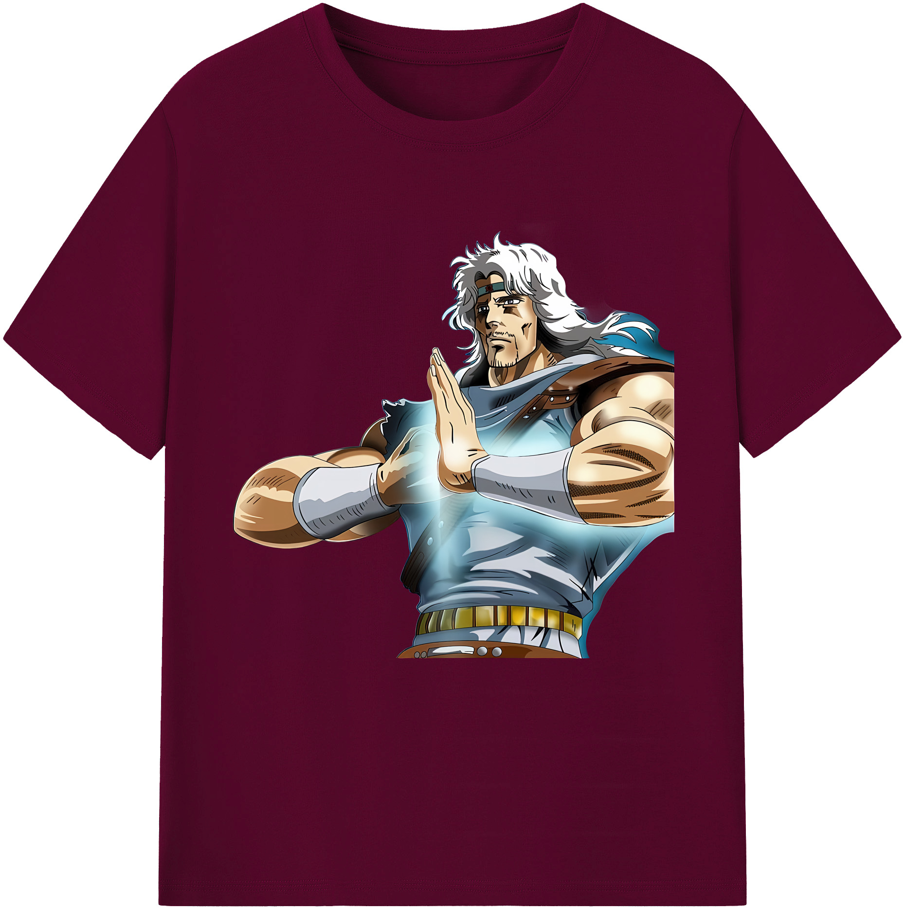 （画像用） 北斗の拳 Fist of the North Star レディースカジュアルプリントTシャツ（綿100％）